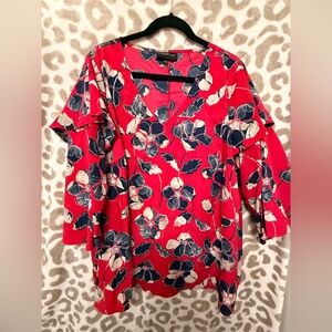 Lane Bryant Floral Flowy Blouse - Size - 18/20